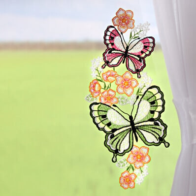 Textilní dekorace "Motýli"