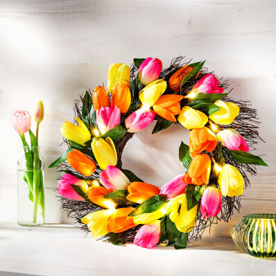 Wieniec dekoracyjny Tulipany