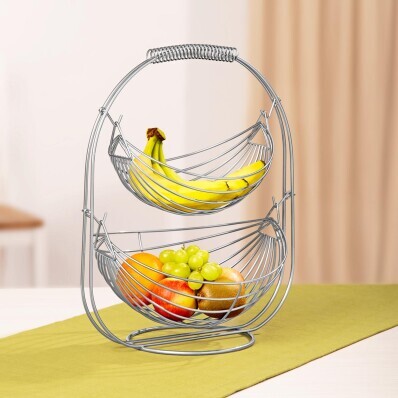 Dvojposchodový košík na ovocie