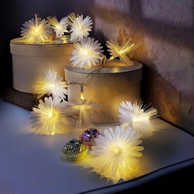 Lant luminos cu LED Floare