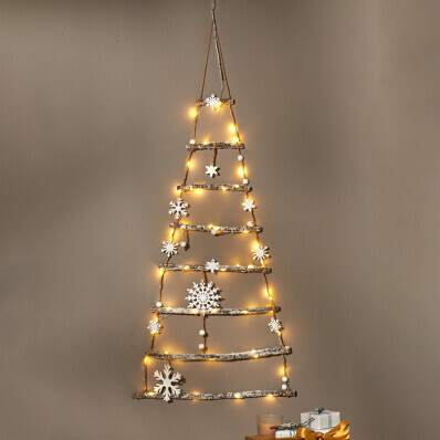 LED-es függő dekoráció "Karácsonyfa"