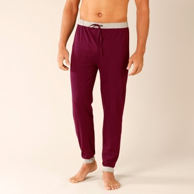 Súprava 2 pyžamových nohavíc zakončenými pružným lemom