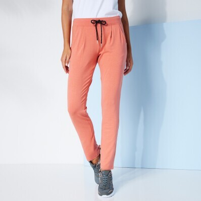 Pantaloni Airy de culoare solidă