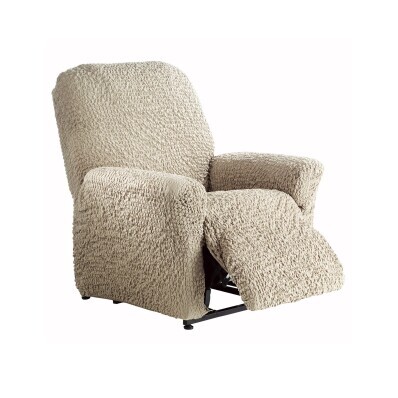 Bardzo elastyczny pokrowiec z wytłoczonym wzorem na fotel