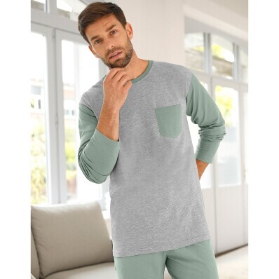 Cămașă de pijama cu mâneci lungi în două culori
