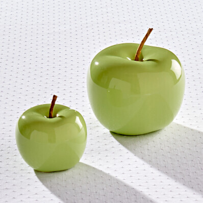 2 dekoratívne jablká