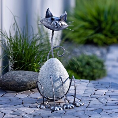Metalowa figurka Kot Kameko z kiwającą głową