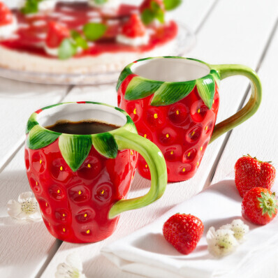 ceașcă de ceai „căpșuni”