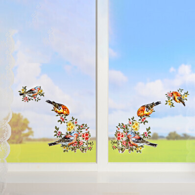 3D obrázek na okno "Květiny"