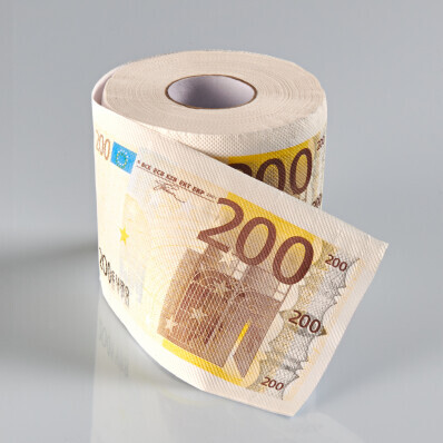 Papier toaletowy z nadrukiem 200Euro