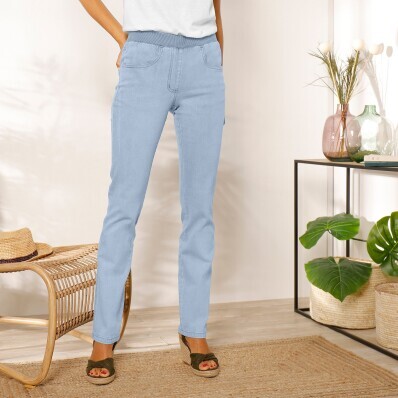 Pantaloni cu picior drept, denim