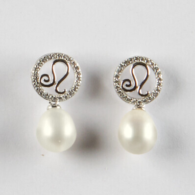 Perlové náušnice Zvěrokruh