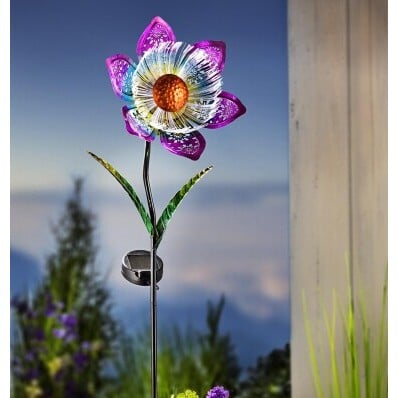 Solar Garden Plug Flower Magic