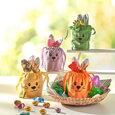 4 pungi textile Bunny