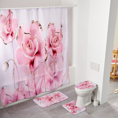 Set de baie Rose 4 buc