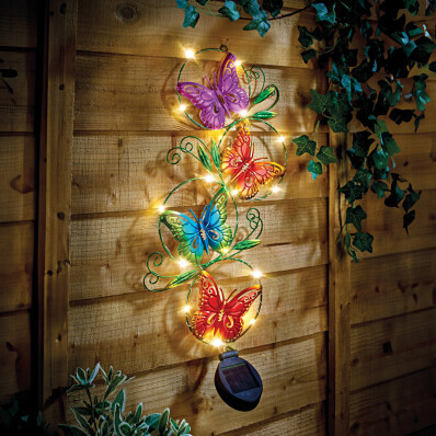 Decor solar de perete Fluturi
