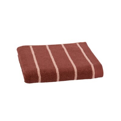 Ręcznik frotte w jasne paski 500g/m2