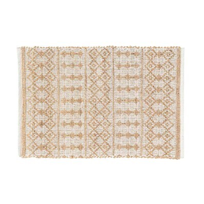 Covor dreptunghiular cu model geometric