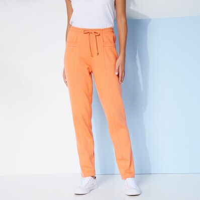 Pantaloni lungi Molton de culoare solidă