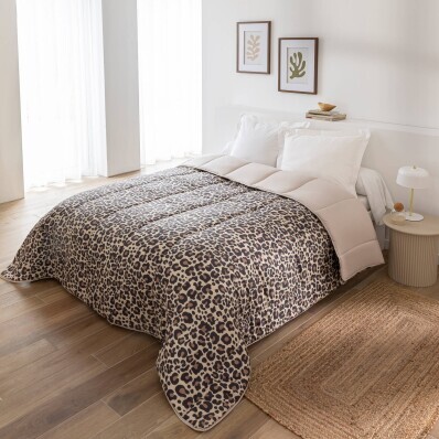 Přikrývka z mikrovlákna s leopardím vzorem 200g/m2