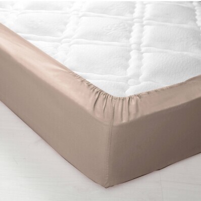 Jednobarevné napínací prostěradlo zn. Colombine® s hloubkou rohů 32 cm, z bavlny