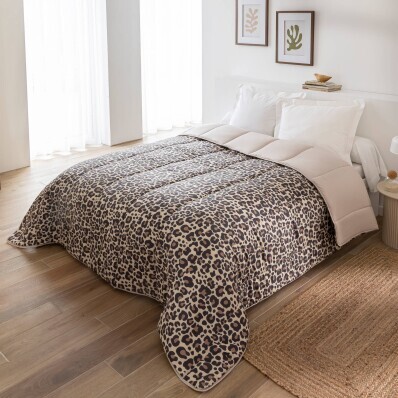 Přikrývka z mikrovlákna s leopardím vzorem 400g/m2