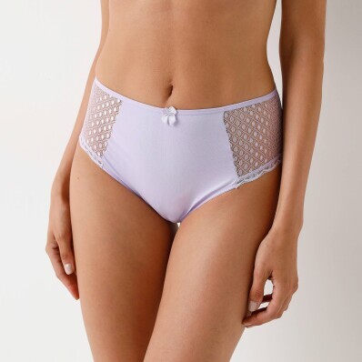 Sada 4 kalhotek maxi Tropea zn. Confidence Lingerie® ze strečové bavlny a krajky, s potiskem