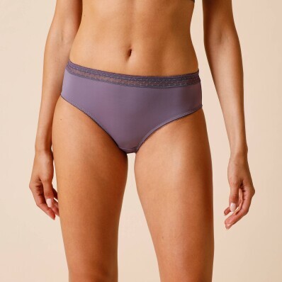 Sada 2 kalhotek midi Paia zn. Confidence Lingerie® z mikrovlákna a vyšívaného tylu