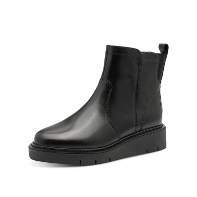 Nízké kožené kozačky Comfort Tamaris® pro širší chodidla