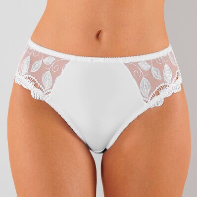 Súprava 2 klasických nohavičiek Rima zn. Confidence Lingerie® z mikrovlákna a vyšívaného tylu