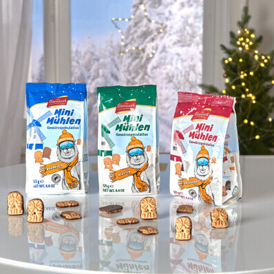 Mini kořeněné spakulatius, 3 příchutě