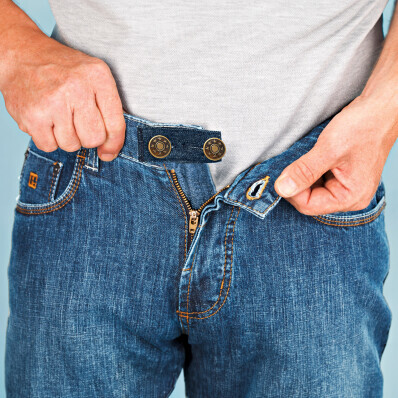 3 gombíkové predlžovače pása