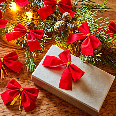 15 dekoračných mašlí