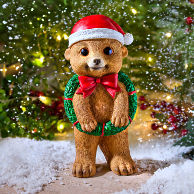 Suricată cu coroană de Crăciun