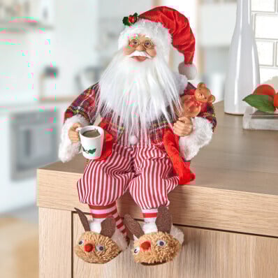 Sedící Santa Claus