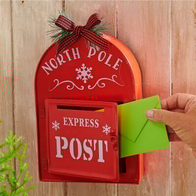 Dekorativní schránka na vánoční přání