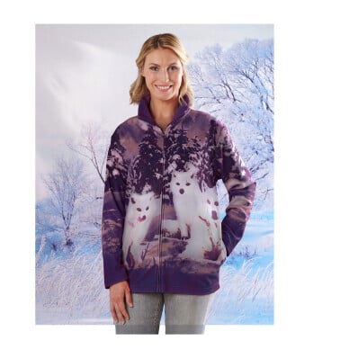 Fleecová bunda Vlci