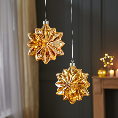 LED sněhová vločka