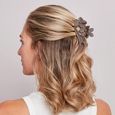 3 spony do vlasů  Květina