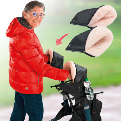 1 pár ohrievačov rúk pre invalidné vozíky