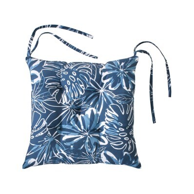 Sada 2 podsedáků na židli s potiskem květin