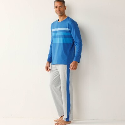 Піжама зі штанами та смужками по центру