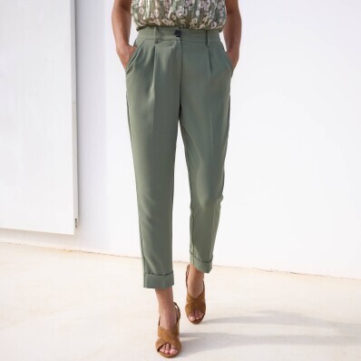 Úzké splývavé 7/8 kalhoty