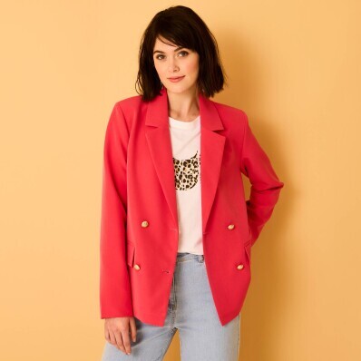 Blazer cu închidere cu nasturi la două rânduri