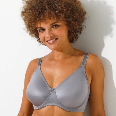 Бюстгальтер з атласної мікрофібри, на кісточках