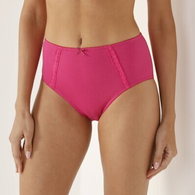 Zestaw 2 bawełnianych majtek maxi z ażurem