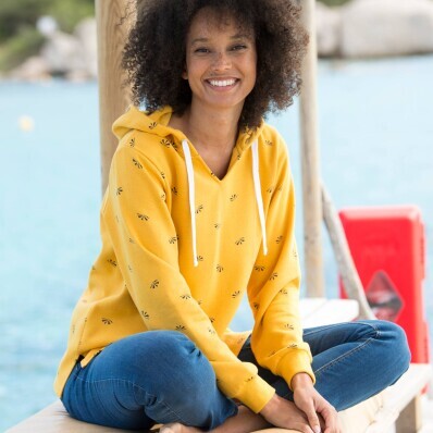 Bluza Molton z kapturem i nadrukiem