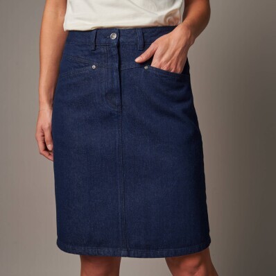 Krátká džínová sukně