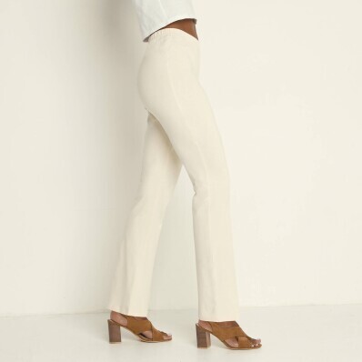 Bootcut legíny s pružným pásom