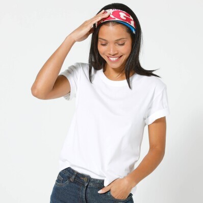 Voľné tričko s krátkymi rukávmi